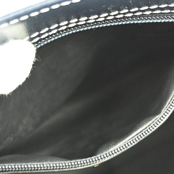 YVES SAINT LAURENT NAVY SHOULDER BAG NQ02521 BN02 - Picture 9 of 9